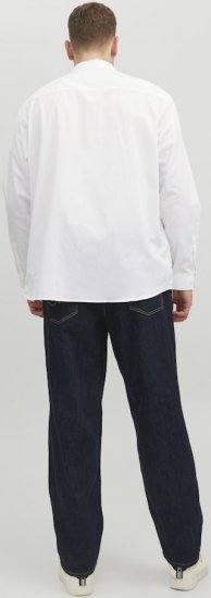 Jack & Jones CARDIFF Dress Shirt White - Chemises - Chemises Grandes Tailles Hommes