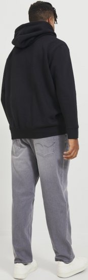 Jack & Jones ESTERBRO Zip Hoodie Black - Sweatshirts & hoodies - Sweatshirts/Hoodies grande taille homme