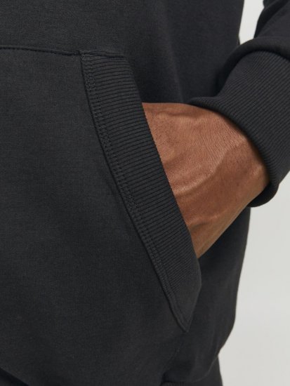 Jack & Jones PAULOS Turtleneck Zip Sweatshirt Black - Sweatshirts & hoodies - Sweatshirts/Hoodies grande taille homme