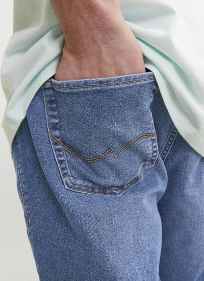 Jack & Jones GLENN ORIGINAL MF 071 Jeans Blue Denim - Jeans et pantalons - Jeans et Pantalons grande taille 