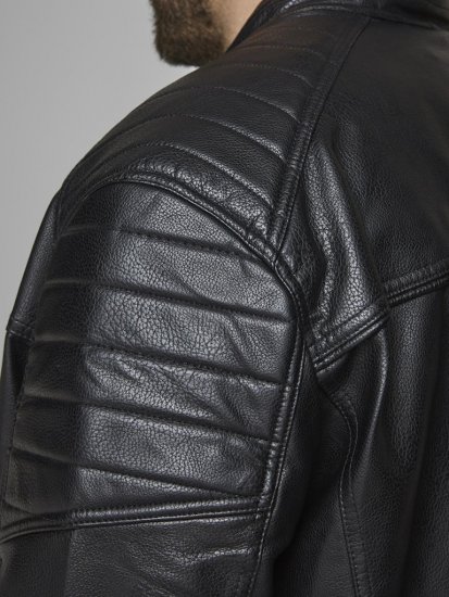 Jack & Jones ROCKY Jacket Black - Vestes - Vestes Homme Grandes Tailles