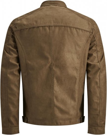 Jack & Jones ROCKY Jacket Brown - Vestes - Vestes Homme Grandes Tailles