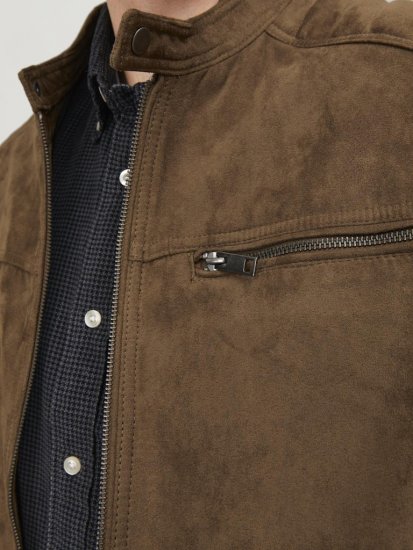 Jack & Jones ROCKY Jacket Brown - Vestes - Vestes Homme Grandes Tailles