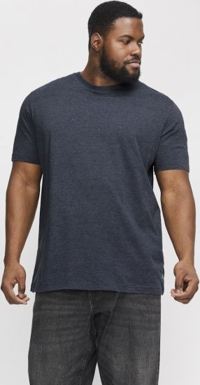 Jack & Jones ORGANIC T-Shirt Navy Blazer/Melange - T-shirts - T-shirts Homme Grande Taille