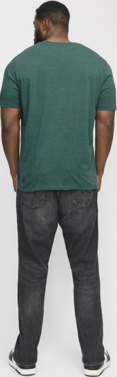 Jack & Jones ORGANIC T-Shirt Green/Melange - T-shirts - T-shirts Homme Grande Taille