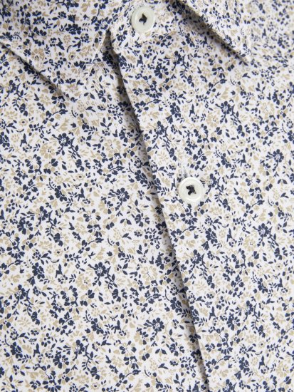 Jack & Jones JPRBLANORDIC LS Shirt White - Chemises - Chemises Grandes Tailles Hommes