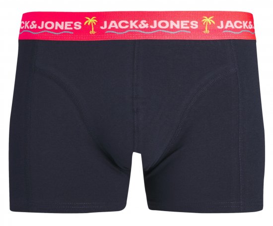 Jack & Jones JACTHOMAS Trunks 3-Pack Navy Blazer - Sous-vêtements & bain - Sous-vêtements Grande Taille