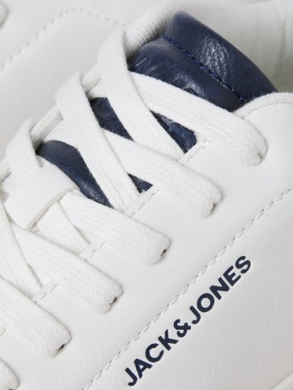 Jack & Jones Bosley Sneakers White/NAVY BLAZE - Chaussures homme 40-52 - 