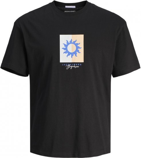 Jack & Jones JORMARBELLA BRANDING TEE SS Black - T-shirts - T-shirts Homme Grande Taille