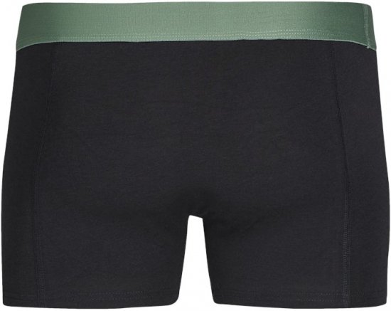 Jack & Jones Nick Bamboo Trunks 3-Pack Green/Black - Sous-vêtements & bain - Sous-vêtements Grande Taille