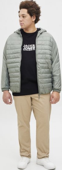 Jack & Jones Tarmac Branding Crew Neck T-Shirt Black - T-shirts - T-shirts Homme Grande Taille