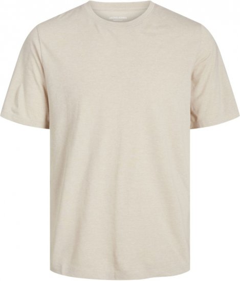 Jack & Jones ORGANIC T-Shirt Grey/Melange - T-shirts - T-shirts Homme Grande Taille