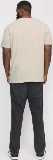 Jack & Jones ORGANIC T-Shirt Grey/Melange - T-shirts - T-shirts Homme Grande Taille