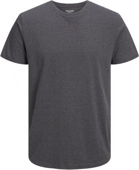 Jack & Jones ORGANIC T-Shirt Dark Grey Melange - T-shirts - T-shirts Homme Grande Taille
