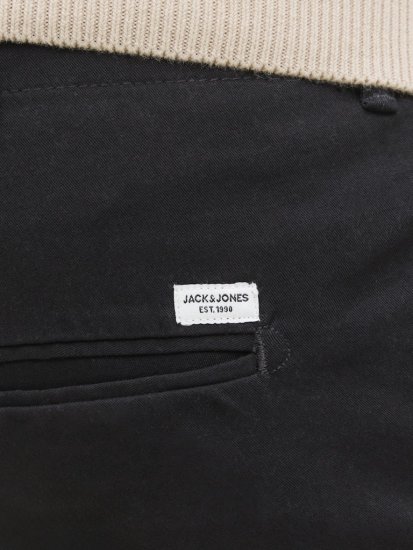 Jack & Jones Dave Chino Shorts Black - Shorts - Shorts hommes grande taille