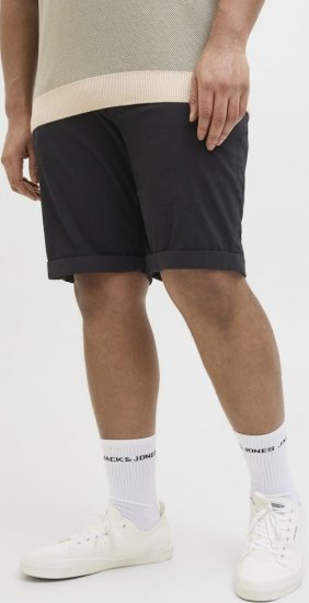 Jack & Jones Dave Chino Shorts Black - Shorts - Shorts hommes grande taille