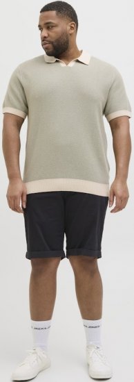 Jack & Jones Dave Chino Shorts Black - Shorts - Shorts hommes grande taille