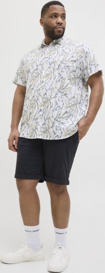 Jack & Jones Dave Chino Shorts Dark Navy - Shorts - Shorts hommes grande taille
