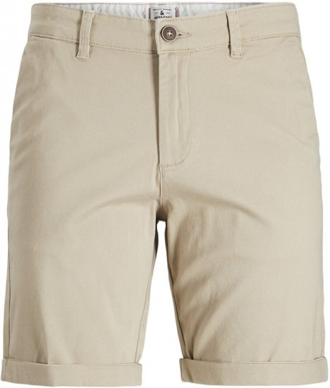 Jack & Jones Dave Chino Shorts Beige - Shorts - Shorts hommes grande taille