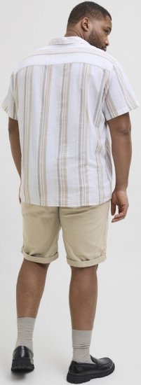 Jack & Jones Dave Chino Shorts Beige - Shorts - Shorts hommes grande taille
