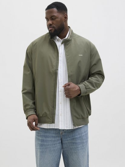 Jack & Jones Brad Bomber Jacket Tea Leaf - Vestes - Vestes Homme Grandes Tailles