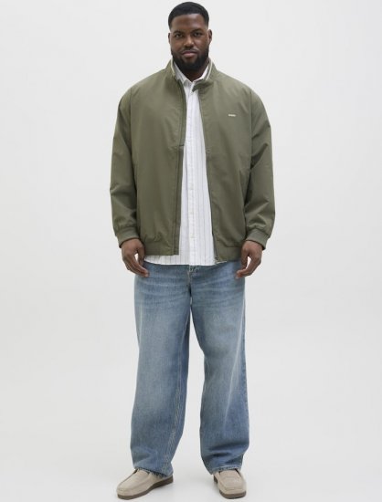 Jack & Jones Brad Bomber Jacket Tea Leaf - Vestes - Vestes Homme Grandes Tailles