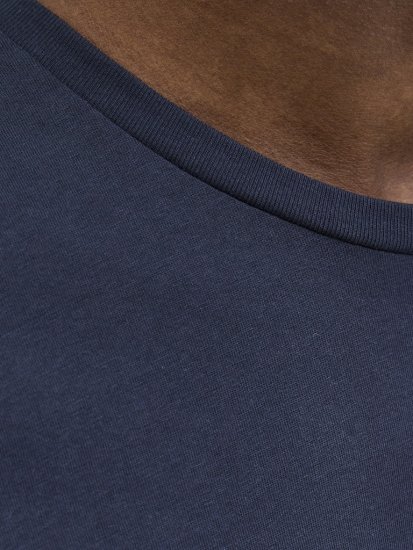  Jack & Jones Jaxon Crew Neck T-Shirt Sky Captain - T-shirts - T-shirts Homme Grande Taille