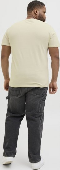 Jack & Jones Anatomy Skull Crew Neck T-Shirt Antique White - T-shirts - T-shirts Homme Grande Taille