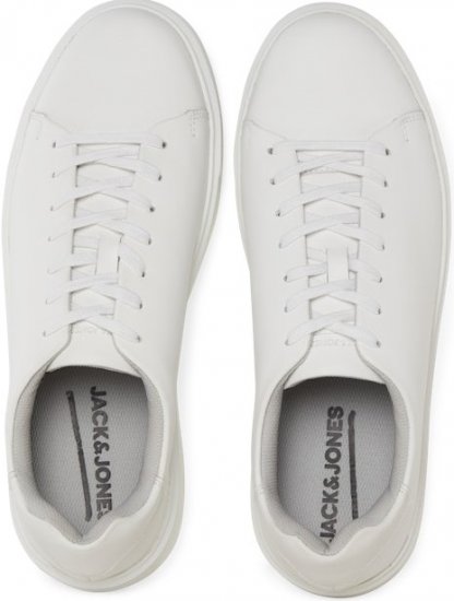Jack & Jones Stockholm Leather Sneakers Bright White/Leather - Chaussures homme 40-52 - 