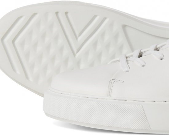 Jack & Jones Stockholm Leather Sneakers Bright White/Leather - Chaussures homme 40-52 - 