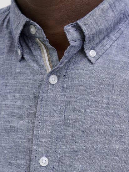 Jack & Jones Summer Shield Short Sleeve Shirt Faded Denim - Chemises - Chemises Grandes Tailles Hommes