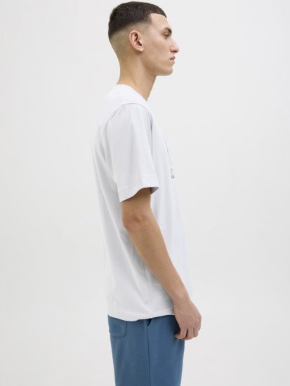 Jack & Jones Calma Crew Neck T-Shirt Gray Dawn - T-shirts - T-shirts Homme Grande Taille