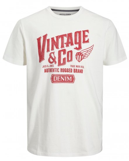 Jack & Jones JJAARON T-Shirt Light Beige - T-shirts - T-shirts Homme Grande Taille