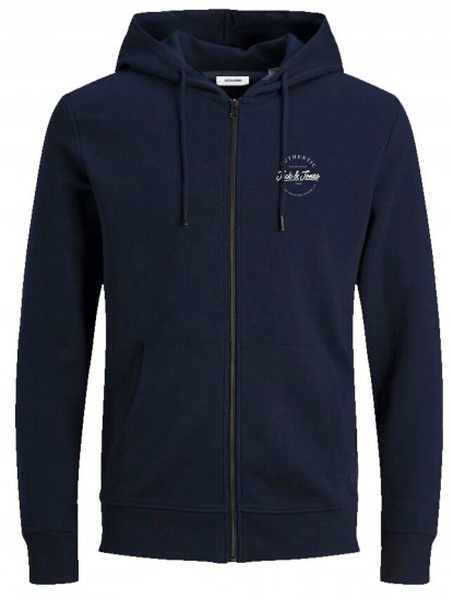 Jack & Jones JJDUSTY Hoodie Navy - Sweatshirts & hoodies - Sweatshirts/Hoodies grande taille homme