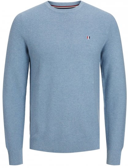 Jack & Jones JPRBLUROY Knitted Sweater Faded Denim - Sweatshirts & hoodies - Sweatshirts/Hoodies grande taille homme