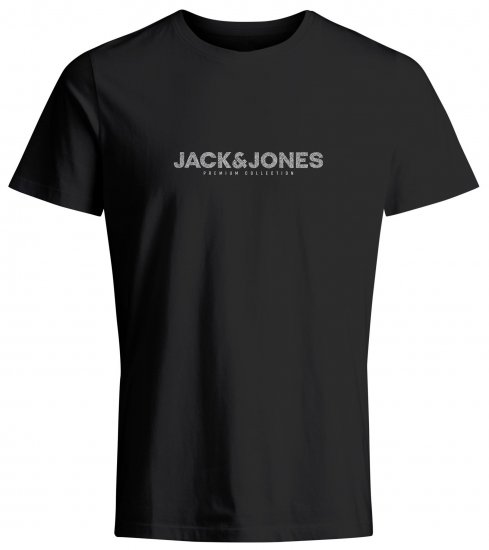 Jack & Jones JPRBLABOOSTER T-Shirt Black - T-shirts - T-shirts Homme Grande Taille