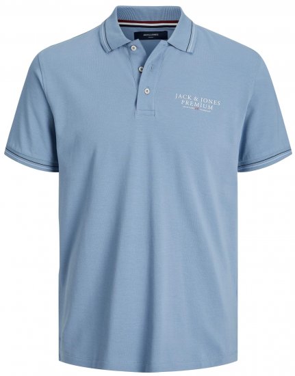 Jack & Jones JPRBLUARCHIE Polo Faded Denim - Polos - Polos homme grande taille