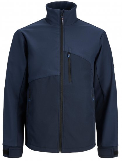 jack & Jones JCOARC Softshell Jacket Navy - Vestes - Vestes Homme Grandes Tailles