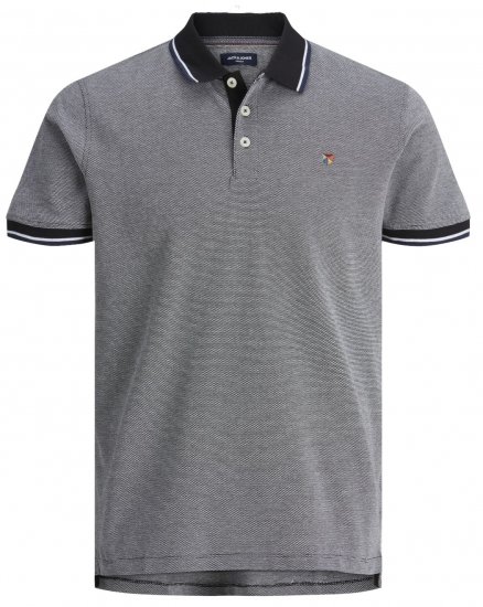 Jack & Jones JPRBLUWIN Polo Black - Polos - Polos homme grande taille