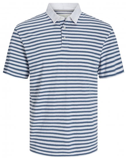 Jack & Jones JPRCC Soft Linen Blend Polo Bright White - Polos - Polos homme grande taille