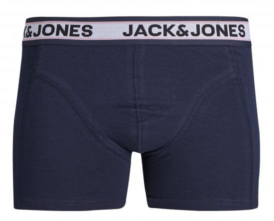 Jack & Jones JACMARCO SOLID Trunks 3-Pack Coronet Blue - Sous-vêtements & bain - Sous-vêtements Grande Taille