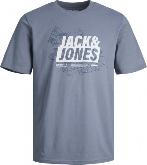  Jack & Jones JCOMAP SUMMER LOGO Flint Stone - T-shirts - T-shirts Homme Grande Taille