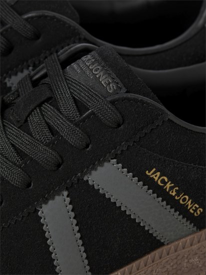 Jack & Jones Kirk International Campaign Sneakers Black/Asphalt - Chaussures homme 40-52 - 