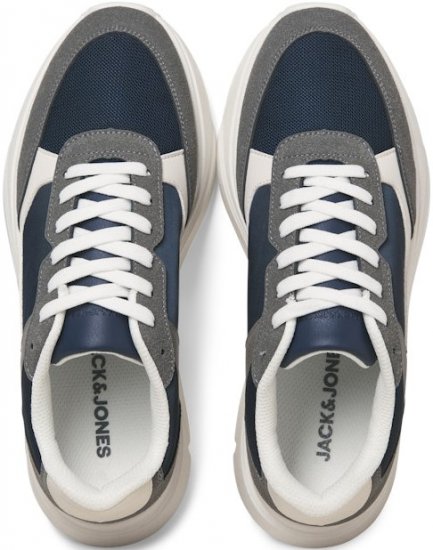 Jack & Jones Waspire Sneakers Grey/NAVY BLAZER - Chaussures homme 40-52 - 