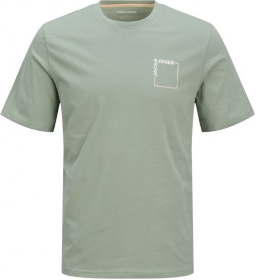 Jack & Jones Verner Crew Neck T-Shirt Iceberg Green - T-shirts - T-shirts Homme Grande Taille