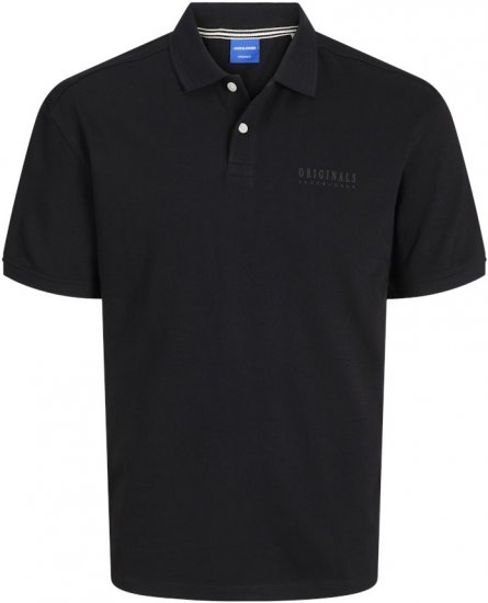 Jack & Jones Frederiksberg Polo Antique Black - Polos - Polos homme grande taille