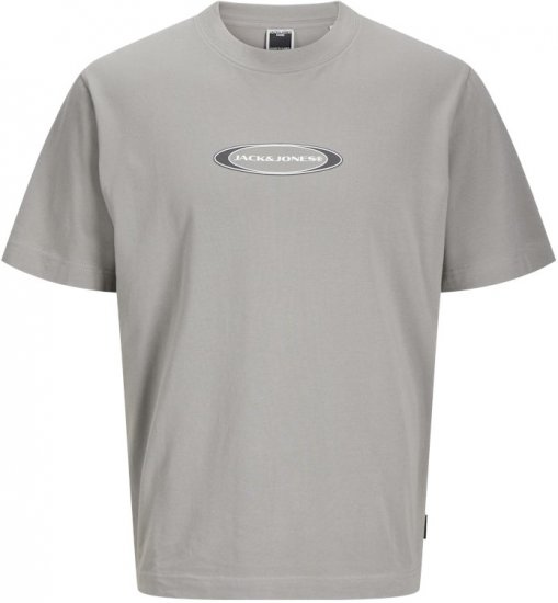Jack & Jones Pacer Branding Print T-Shirt Grey - T-shirts - T-shirts Homme Grande Taille