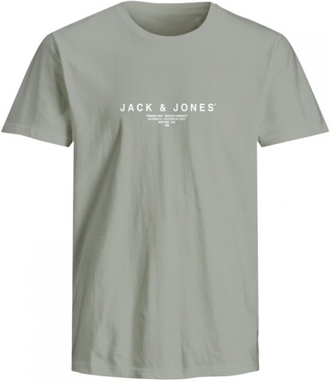 Jack & Jones Harris Crew Neck T-Shirt Green - T-shirts - T-shirts Homme Grande Taille