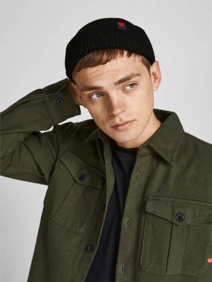 Jack & Jones RDD Royal Bonnet Noir - Bonnets - 
