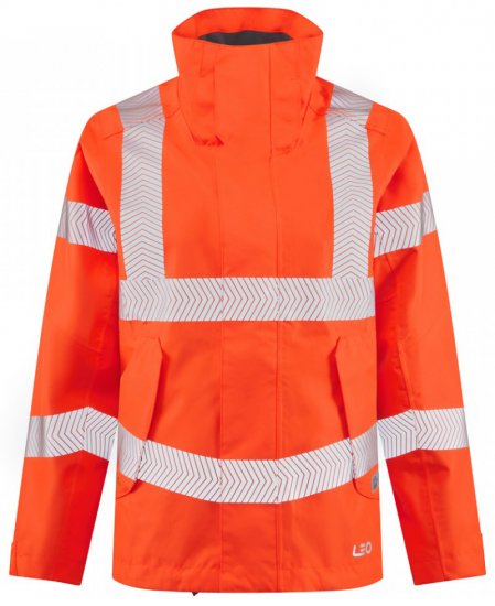 Leo Rosemoor EcoViz 15K Performance+ Breathable Women's Jacket Hi-Vis Orange - Vêtements de travail - 